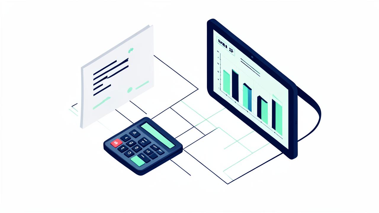 Ilustração de serviços financeiros